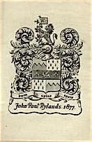Rylands bookplate