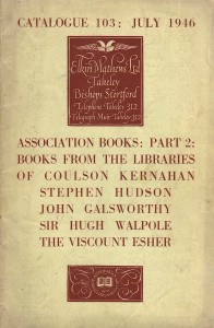Elkin Matthews book catalogue 1946 001